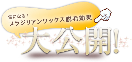 気になる！ブラジリアンワックス脱毛効果大公開！